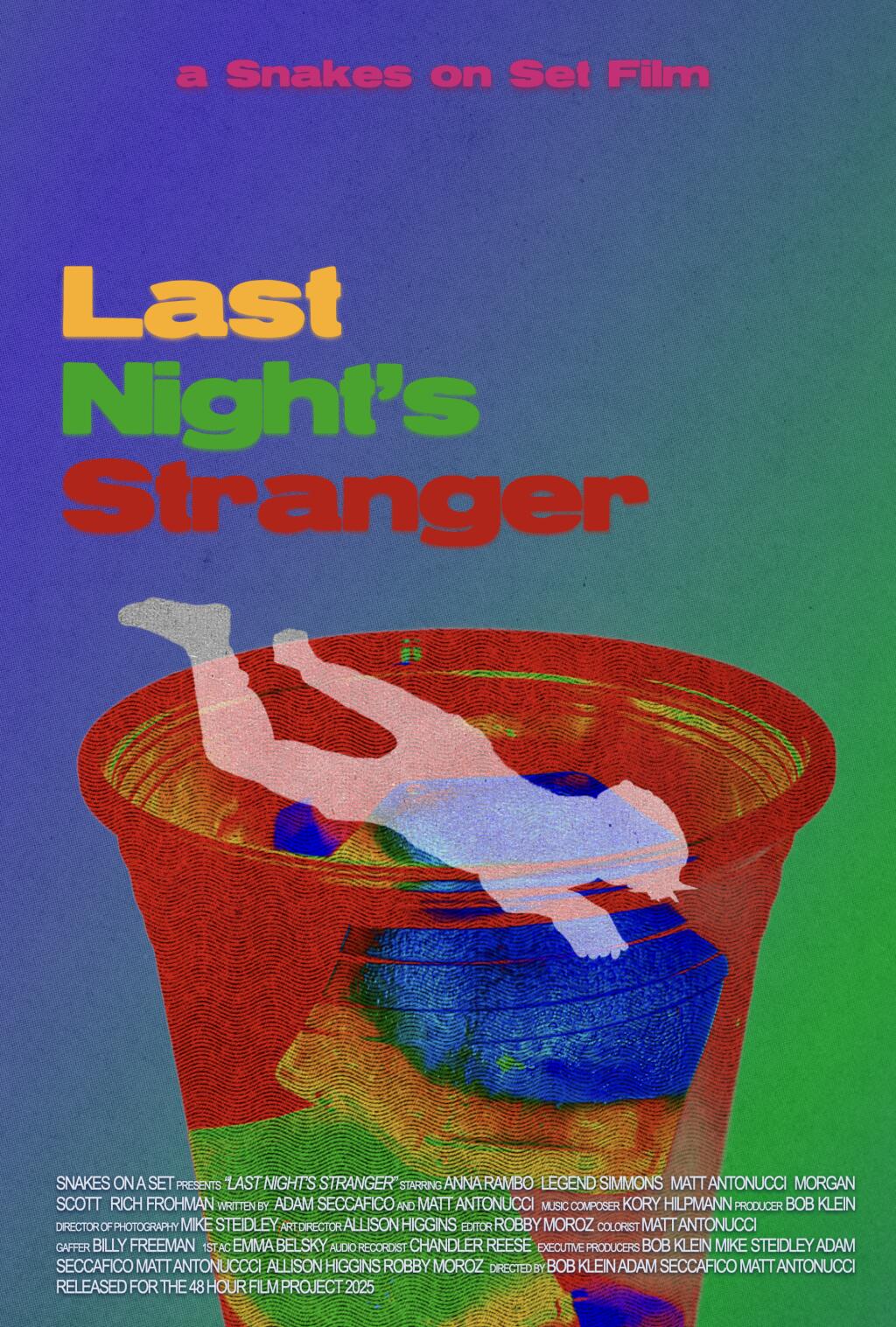 Filmposter for Last Night's Stranger